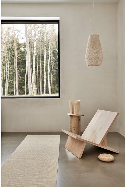 Covor tip traversă pentru interior și exterior crem 70x240 cm Emm Vanilla – Pappelina