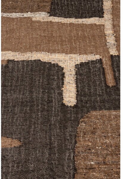 Covor maro din lână 160x230 cm Briton – Dutchbone