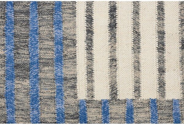 Covor albastru/maro din bumbac 160x230 cm Hampton – Dutchbone