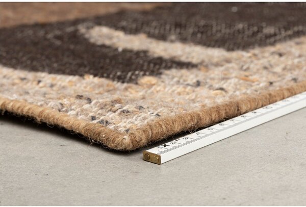 Covor maro din lână 160x230 cm Briton – Dutchbone