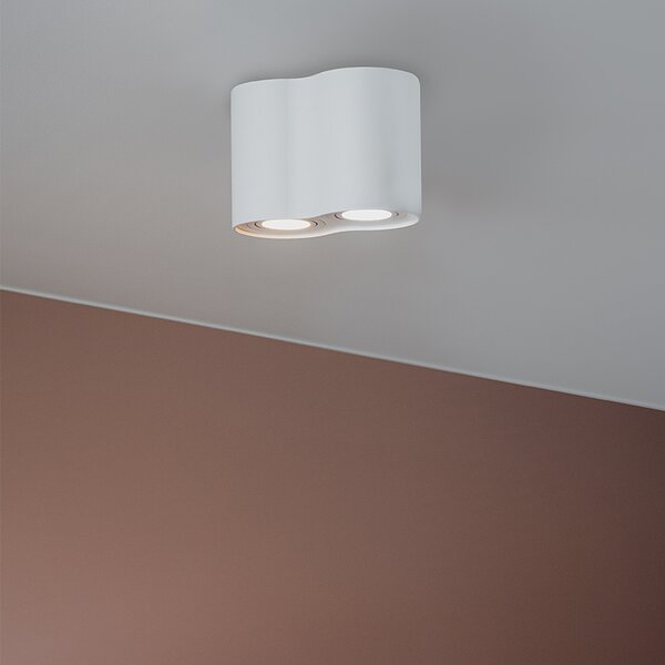Spotlight modern alb inclinabil - Rondoo Duo