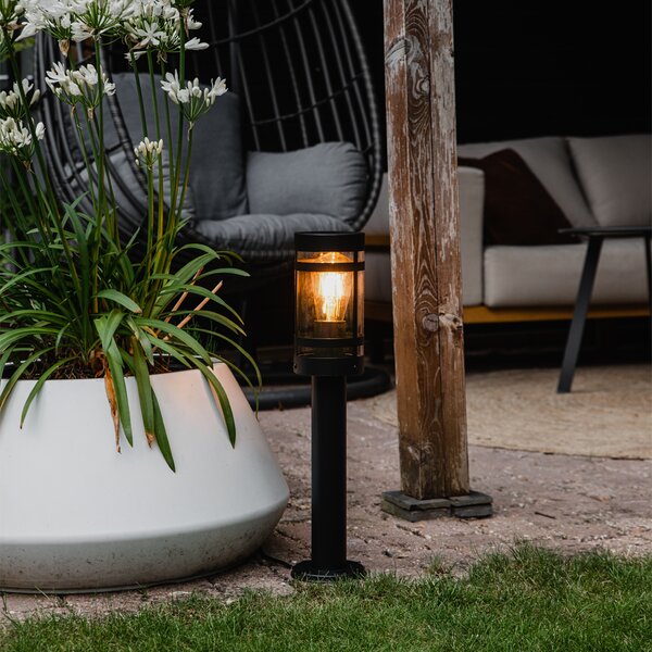 Lampă modernă de exterior neagră 50 cm IP44 - Gleam