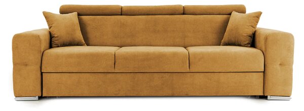 Canapea Extensibilă 3 locuri BELLAGIO, cu tetiere reglabile, 242x95x99 cm, Mango-Enjoy