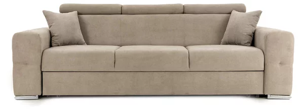 Canapea Extensibilă 3 locuri BELLAGIO, cu tetiere reglabile, 242x95x99 cm, Bej-Enjoy