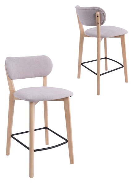 Scaun de bar Boston, bej