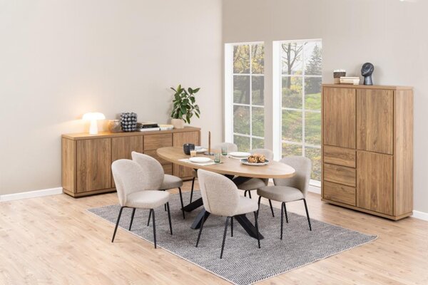 Scaun de dining Patricia, bej