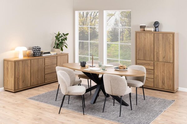 Scaun de dining Patricia, bej