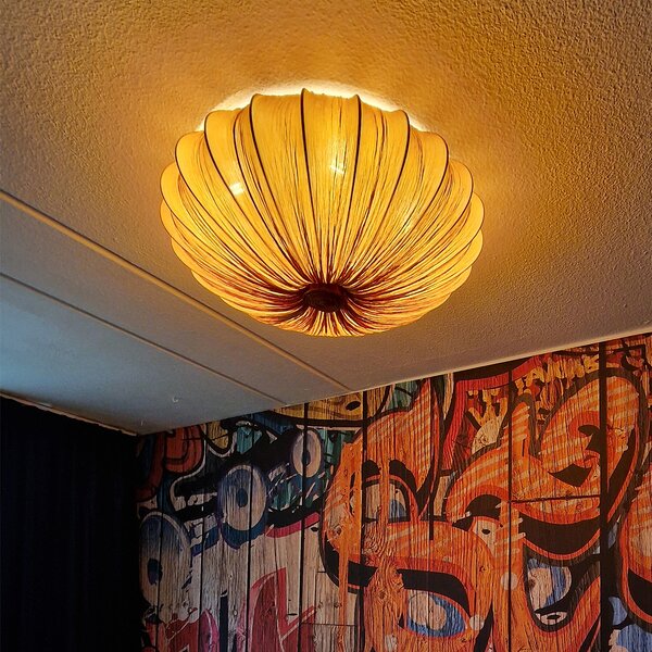 Plafoniera de design bej 60 cm 5 lumini - Plu