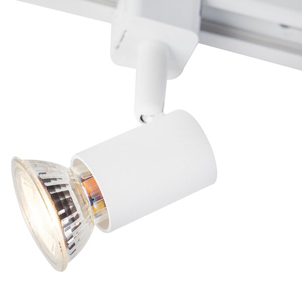 Sistem de iluminat inteligent cu șină albă, monofazat, cu 5 lumini, inclusiv WiFi GU10 - Iconic Jeany