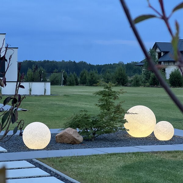 Lampă de exterior modernă gri 56 cm IP65 - Nura