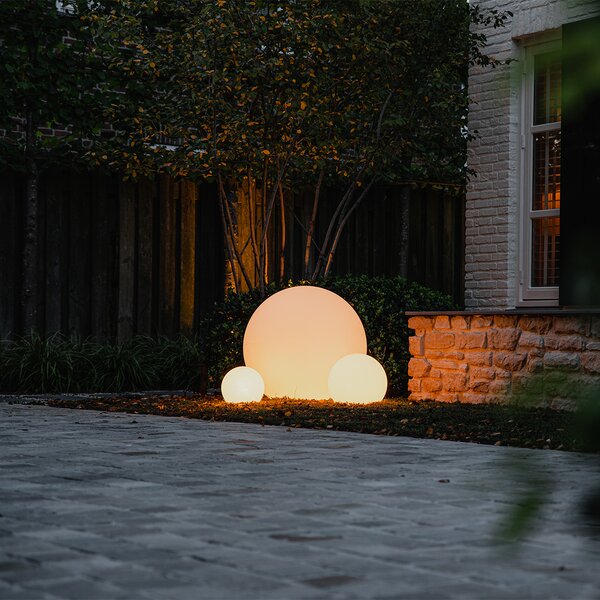 Lampă modernă de exterior albă 45 cm IP65 - Nura