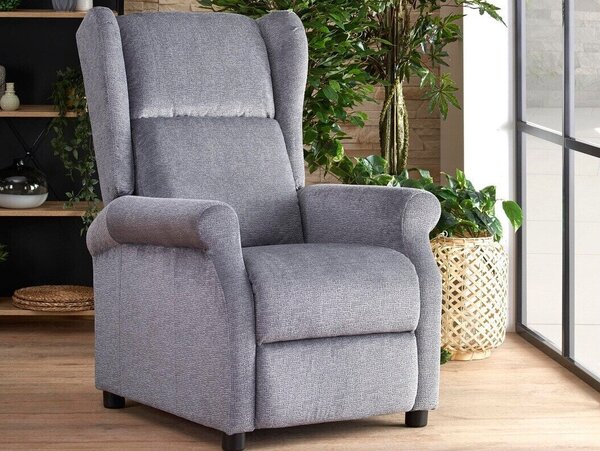 Fotoliu recliner Houston 854Gri deschis, 8x8x9cm, Tapiterie, PicioarePicioare: Plastic