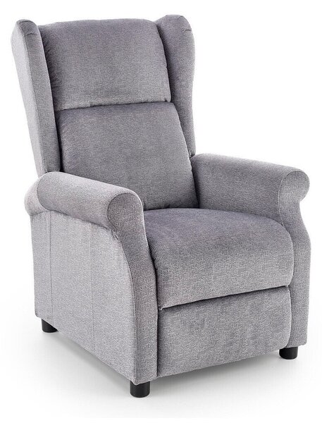 Fotoliu recliner Houston 854Gri deschis, 8x8x9cm, Tapiterie, PicioarePicioare: Plastic