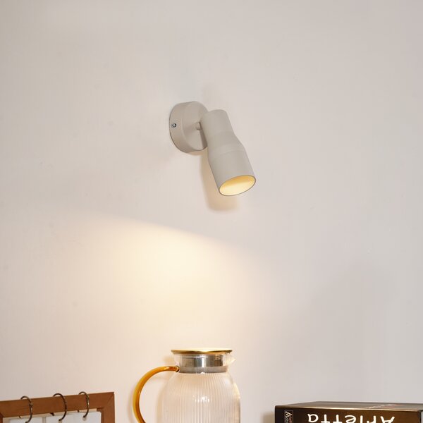 Spotlight modern tavan bej GU10 50mm rotund - Stanley