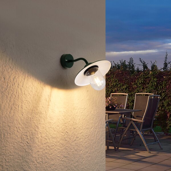 Lampă de perete pentru exterior verde închis IP44 - Munich