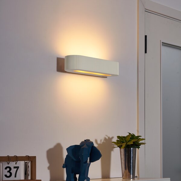 Lampă de perete scandinavă bej UFO cu 2 lumini - Plaster