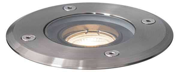 Set de 6 spoturi moderne pentru exterior din oțel 35 mm reglabile IP65 - Delux