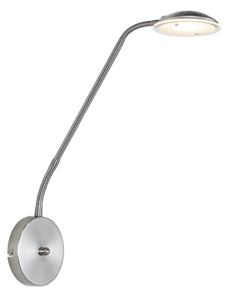 Aplică modernă din oțel cu LED - Eva