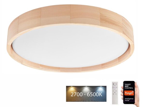 Plafonieră LED Brilagi MANAROLA SMART LED/24W/230V Tuya + telecomandă