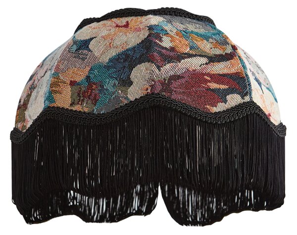 Abajur din material textil cu design floral și interior alb 31,5/15/14 - Heritage
