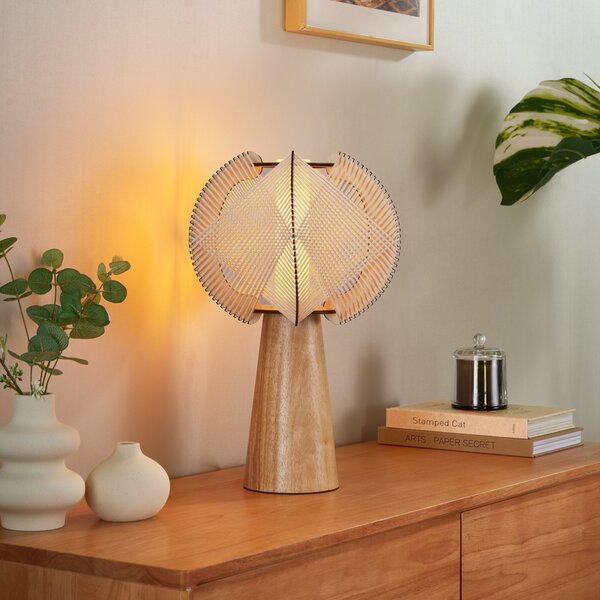 Lampă de masă Japandi Bej 45 cm - Gertie