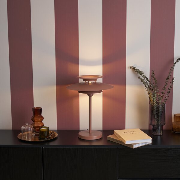 Lampă de masă retro oțel mocha 45cm - Pauly