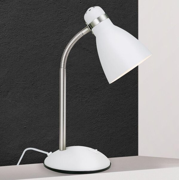 Orion - Lampă de birou SCHOOL 1xE27/40W/230V albă/crom mat