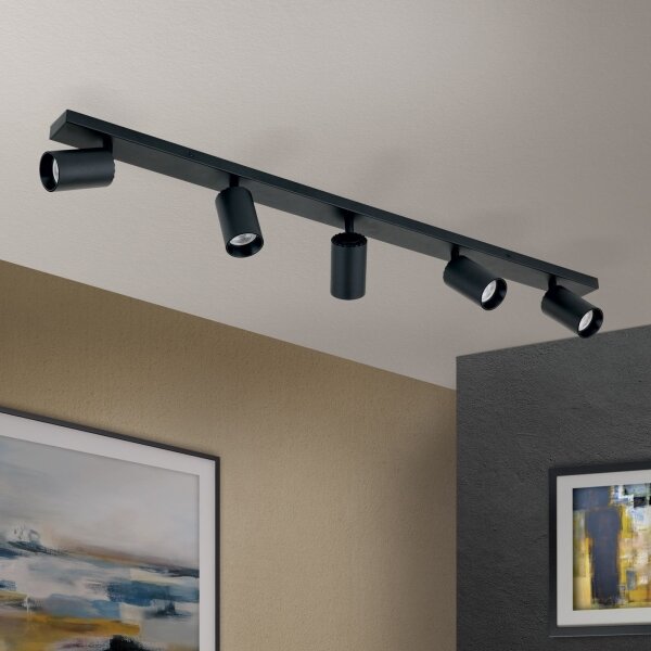 Orion - Plafonieră cu spoturi SEAN 5xGU10/13W/230V negru