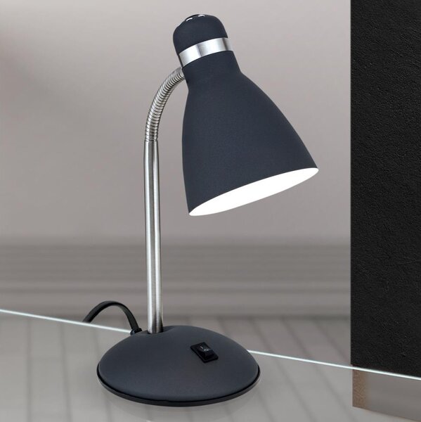 Orion - Lampă de birou SCHOOL 1xE27/40W/230V negru/crom mat