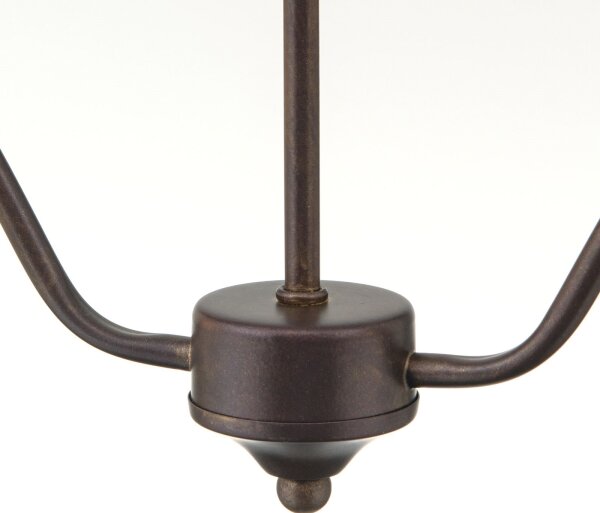 Orion - Lustra suspendată pe lanț RULA 2xE27/40W/230V alb/bronz