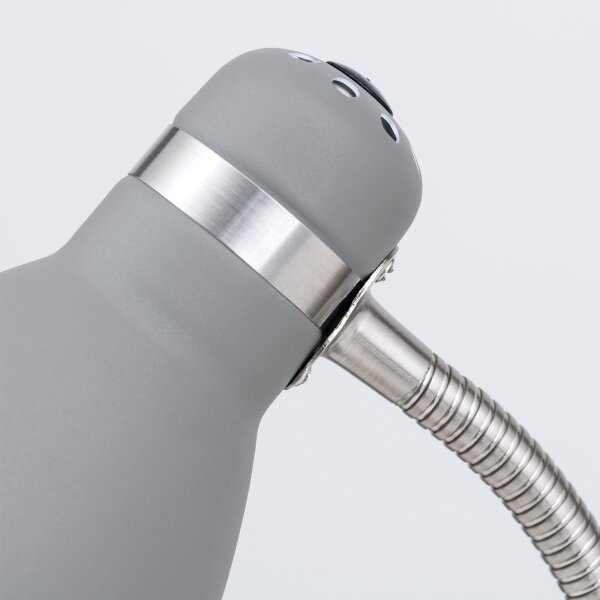 Orion - Lampă de birou SCHOOL 1xE27/40W/230V gri/crom mat