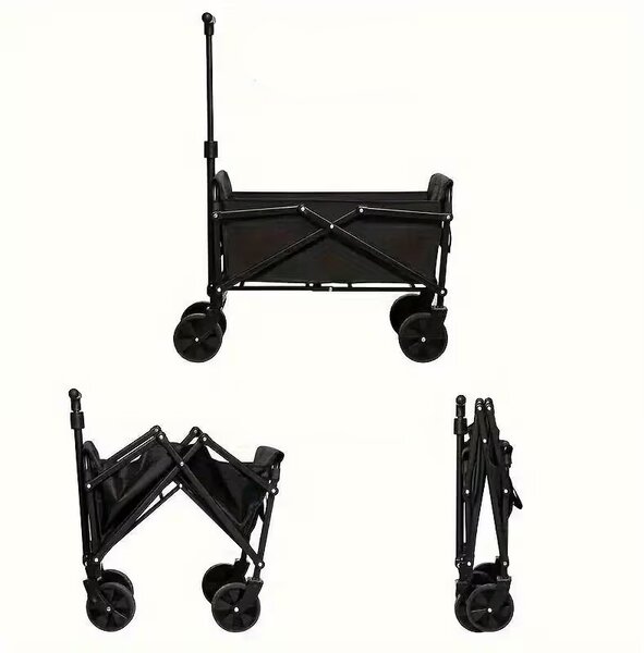 Carucior pliabil pentru gradina 50 kg – Structura din otel, Husa Detasabila, 72x50x91 cm
