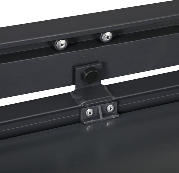 Outsunny Set de 7 Piese de Grădină din Aluminiu cu Masă Extensibilă și 6 Scaune cu Șezut din Plasă Respirabilă, 210x90x75 cm, Gri | Aosom Romania