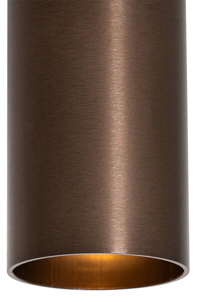 Set de 4 spoturi moderne bronz închis 5,5 cm - Tuba