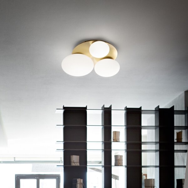Plafonieră LED Ideal Lux NINFEA 3xLED/9W/230V auriu