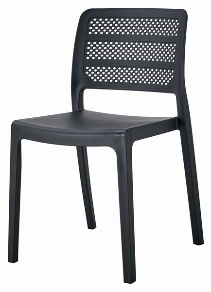 Scaun plastic negru PAGI