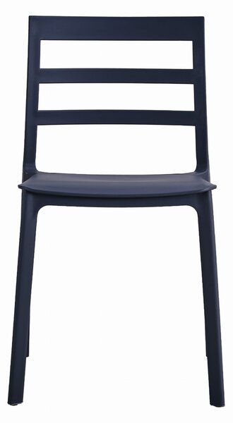 Scaun din plastic negru ELBA