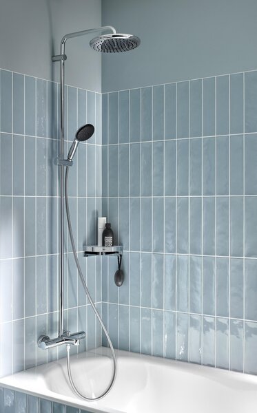 Grohe Vitalio Start System set cadă și duș perete cu termostat cu duș de ploaie crom 26988001