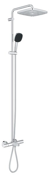 Grohe Vitalio Comfort set cadă și duș perete cu termostat cu duș de ploaie StarLight Chrome 26984001