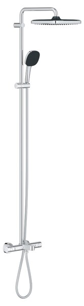 Grohe Vitalio Comfort set cadă și duș perete cu termostat cu duș de ploaie StarLight Chrome 26984001