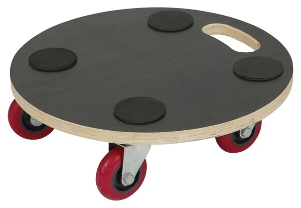 Practo Garden Suport cu role pentru ghivece, diam. 38 cm, 200 kg, lemn R055