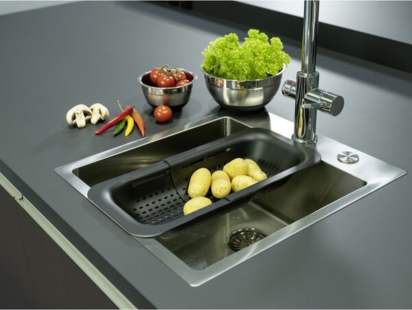 Strecurătoare din plastic Black Outdoor Kitchen Sivo – Wenko