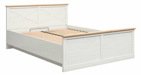 Pat Talvena 103Dublu, Alb, 160x200, PAL laminat, Somiera patSomiera pat, 17x21x10cm