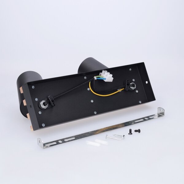 Brilagi - Lampă spot SELE WOOD ACOUSTIC 2xGU10/30W/230V negru/lemn