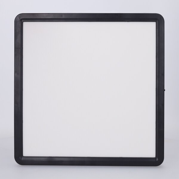 Brilagi - Plafonieră LED dimabilă ESTELA SQUARE LED/36W/230V 31x31 cm neagră + telecomandă
