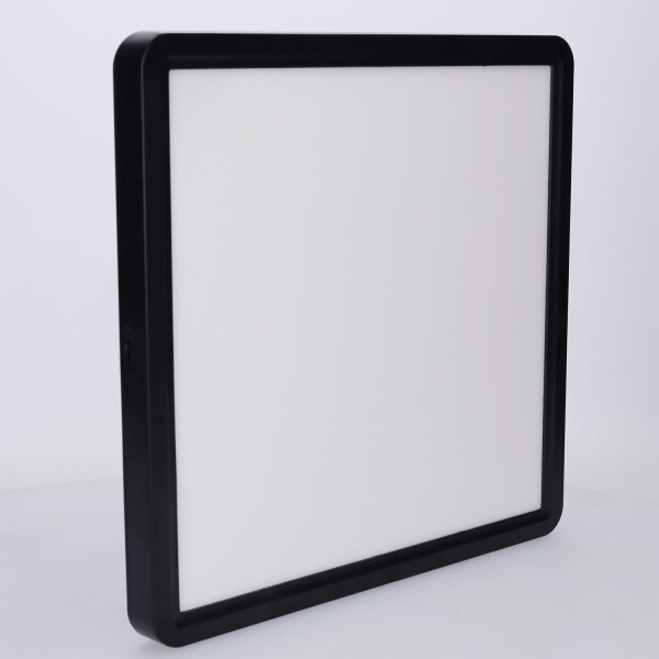 Brilagi - Plafonieră LED ESTELA SQUARE LED/24W/230V 31x31 cm neagră