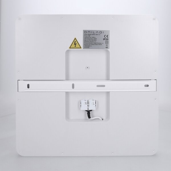 Brilagi - Plafonieră LED reglabilă ESTELA SQUARE, 36 W, 230 V, 31 x 31 cm, alb + telecomandă