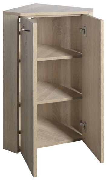 Aqualine, dulap coltar ZOJA/KERAMIA FRESH 35x78x35cm, stejar platinat, 50323