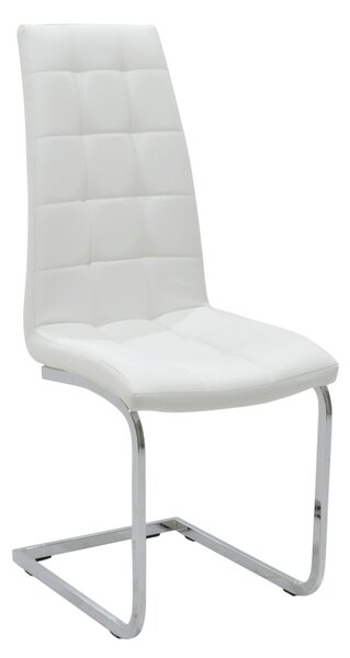 Scaun Bucatarie/Dining Frankos Piele Ecologica Alb