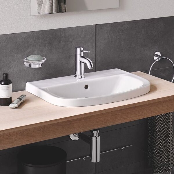 Grohe Bau Ceramic lavoar 56x40 cm semicircular încastrat alb luciu 39422000